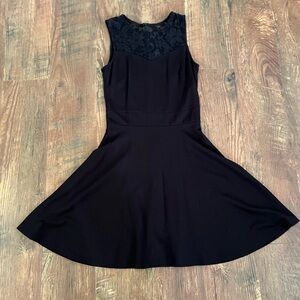 Elegant Black Lace Dress